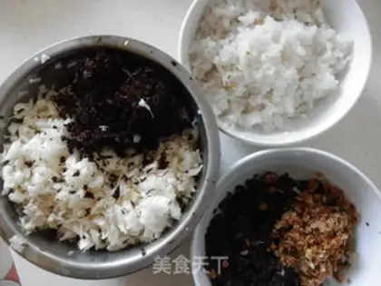 Make Plum and cabbage step 1