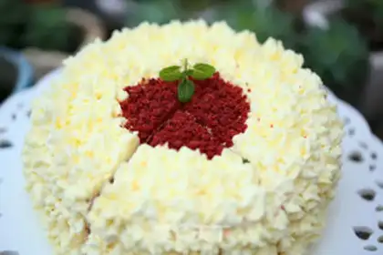 Make Red velvet cake step 28