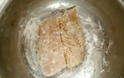 Make French fried dragonfish step 2