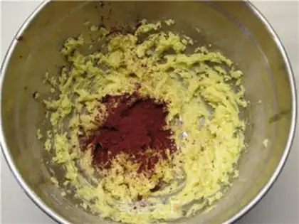Make Red velvet cream cake step 5