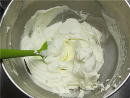 Make Red velvet cream cake step 16