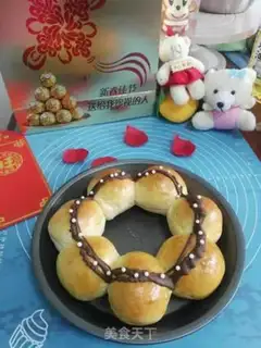 Make Chocolate bouquet bread step 11