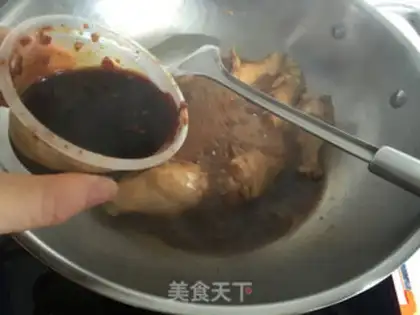 Make The mashed potatoes burn the wings step 4