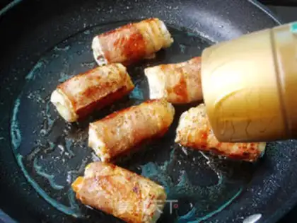 Make Bacon chicken rolls step 8