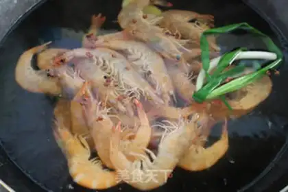 Make White burning shrimp step 4