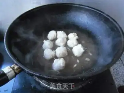Make Curry fishballs step 8