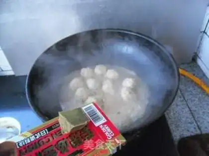 Make Curry fishballs step 9
