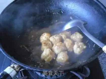 Make Curry fishballs step 10