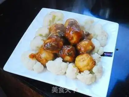 Make Curry fishballs step 11