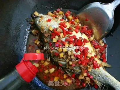 Make A rich, peaceful and dry yellow fish step 11