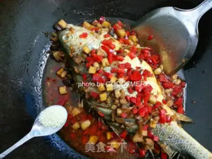 Make A rich, peaceful and dry yellow fish step 13