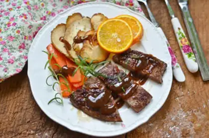 Make Flower mushroom steak step 5