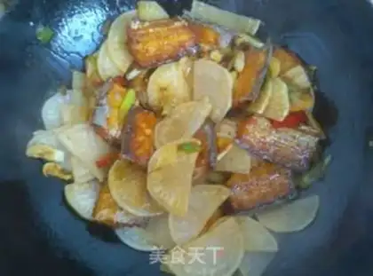 Make Bring the fish and burn the carrots step 5