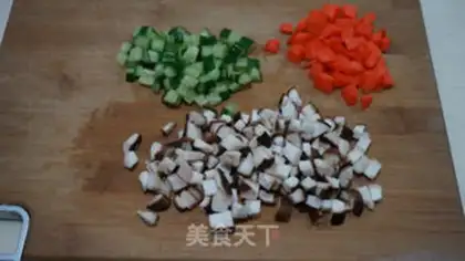 Make The colored chicken soup step 3