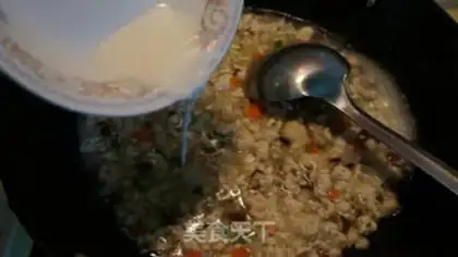 Make The colored chicken soup step 9