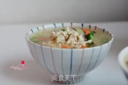 Make The colored chicken soup step 11