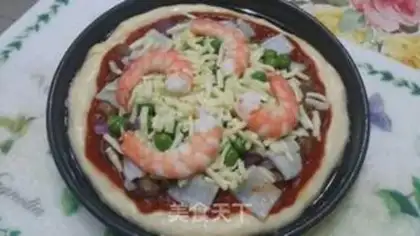 Make Shrimp pizza step 14