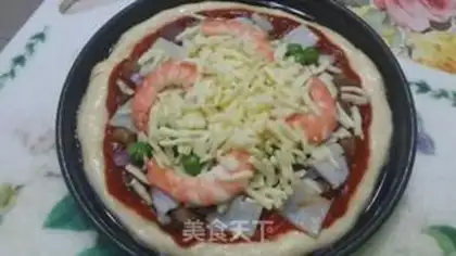 Make Shrimp pizza step 15