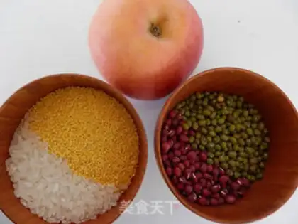 Make Apple bean congee step 0