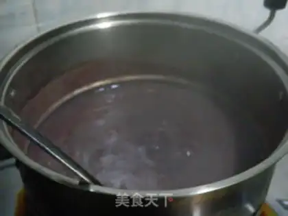 Make Apple bean congee step 1