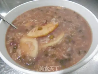 Make Apple bean congee step 3