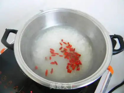 Make Banana rice congee step 3