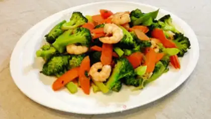 Make Healthy shrimp broccoli step 5