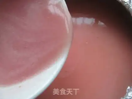 Make Pink strawberry jelly step 3