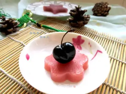 Make Pink strawberry jelly step 5
