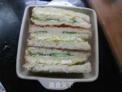 Make cucumber egg sandwich step 8