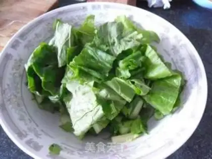 Make A vegetable fan step 1