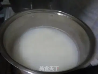Make Potato rice congee step 1