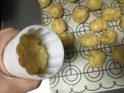 Make Peachcakes step 7