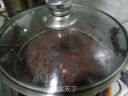 Make "Red dates, black rice." step 1