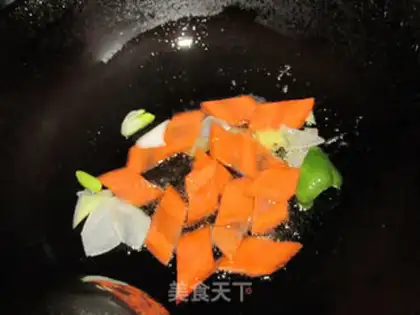 Make Five-colored squid flowers step 4