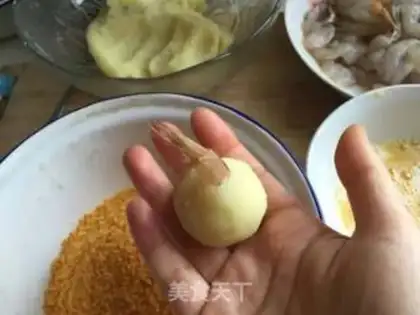 Make Potato mashed shrimp step 6