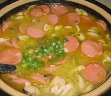 Make Sour sauce, greasy intestines step 5