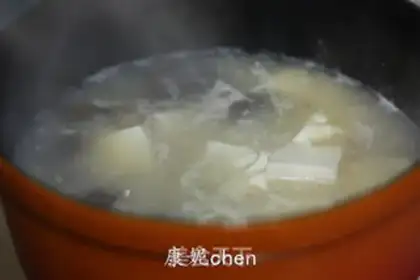 Make Double tofu soup step 5