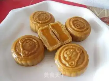 Make Pumpkin mooncake step 19