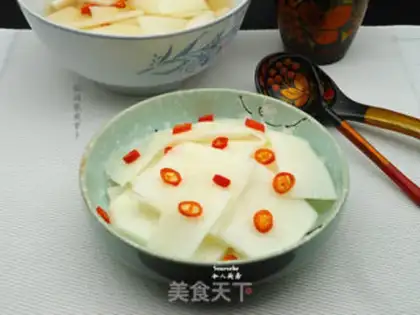 Make Sour, spicy radish step 4