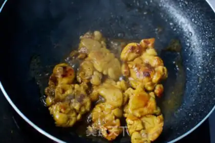 Make French black pepper chicken with black rice step 8
