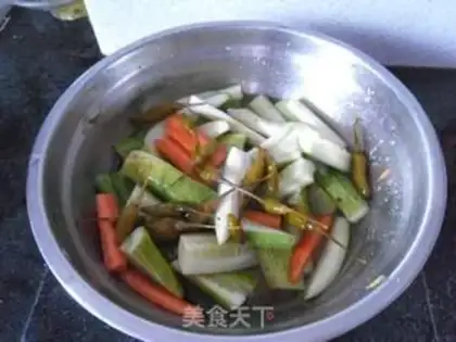 Make Pepper cucumber step 4