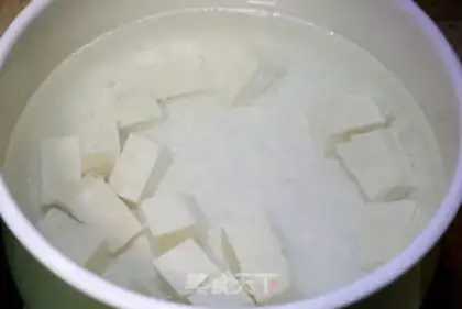 Make Fish tofu step 1