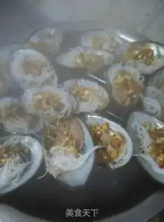 Make Fans steamed clams step 5