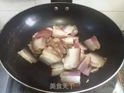 Make Garlic meat step 3
