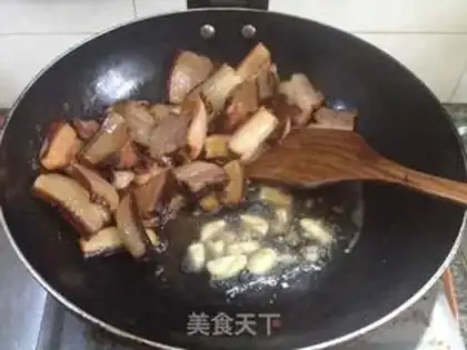 Make Garlic meat step 4