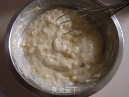 Make Coconut banana cake step 2