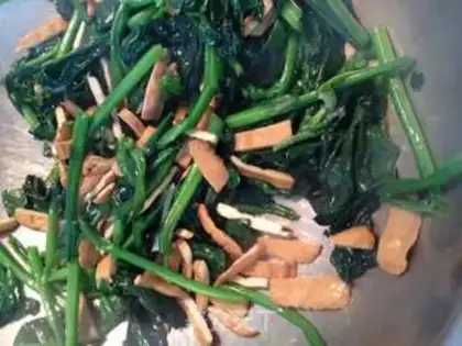 Make Spinach step 2