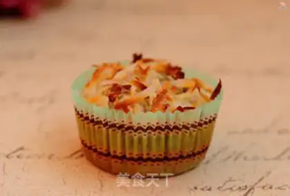 Make Coconut banana cake step 11