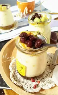 Make Caramel red bean pudding step 21
